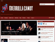 Tablet Screenshot of guerrillacandy.com